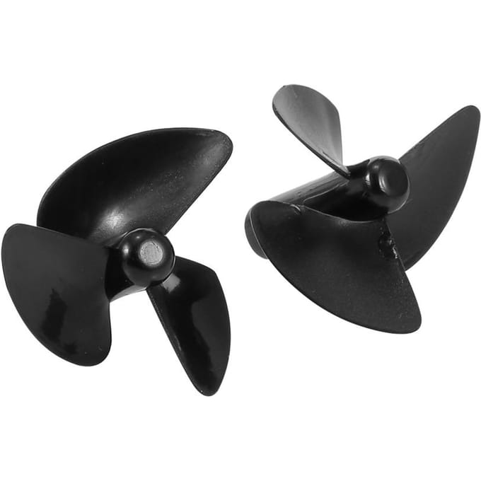 2 stuks 3-blads propeller voor Flytec V500 Flytec 2011-5 elektrische RC boot 3 Blades zwart