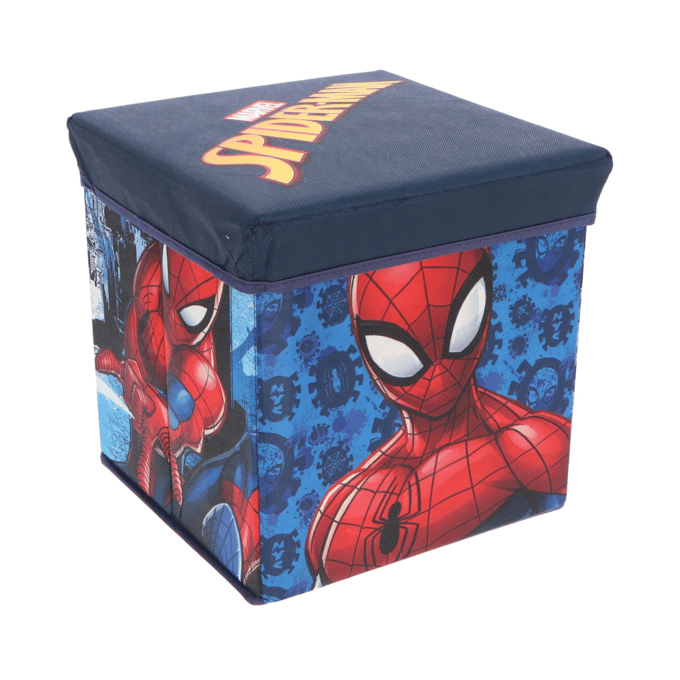 Spiderman Opbergdoos - Met deksel - Stoel - Blauw - 30 cm