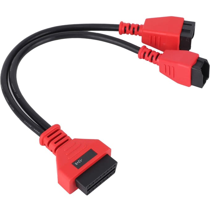 Auto Auto Diagnose Kabel Connector 12+8 Adapter voor Autel MS908 MS906 Geschikt voor Chrysler Pacifica black