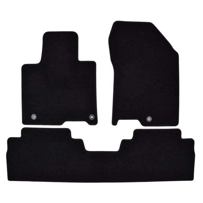 Tapis de sol - Hyundai - Santa Fe - 2018-2020 - 4 pièces - Velours imperméable - Antidérapant