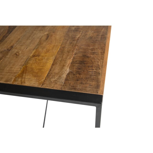 Livingfurn - Eetkamertafel Nairobi - U-Pot - Mangohout - 220x100 cm