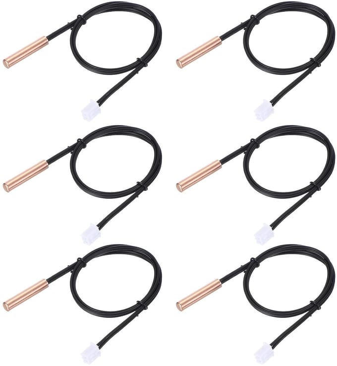Temperatuursensor - NTC Sensor - Temperatuur Meten - Waterdichte Koperen Kop - 100K 1% 40cm