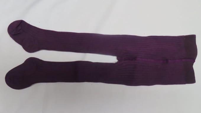 Maillot - Kousenbroek - Collant - Meisje - Purper - 9-12maand
