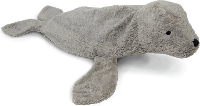 Warmte Knuffel Zeehond | Grijs Large