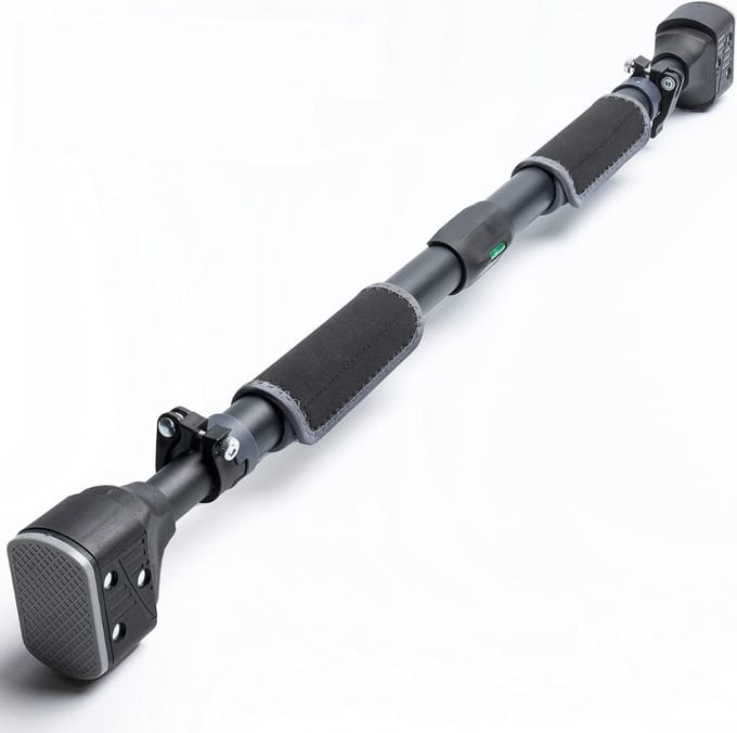 VELTRR® Pull Up Bar Deur - Optrekstang - Station - Extra Stevig - Zwart Grijs