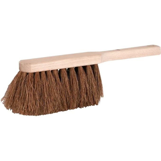 Bezem met houten steel en kokoshaar Kerbl