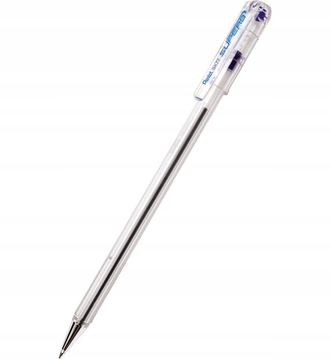 Pentel BK77 Superb Blauwe Balpen - Iconisch Schrijfgemak