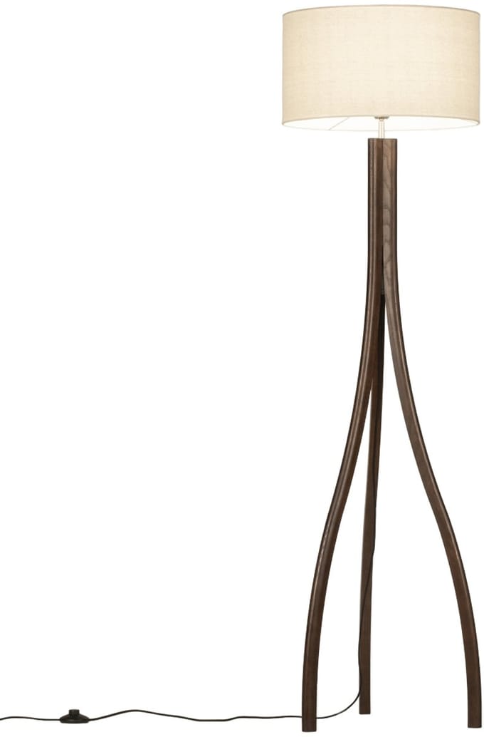 Lumidora Vloerlamp 31404 - ORLANDO - E27 - Bruin - Beige - Hout - ⌀ 45 cm