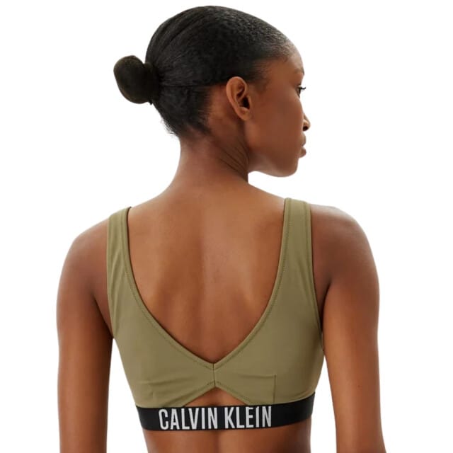 Calvin Klein Bralette-RP Bikinitop dames Groen S/36