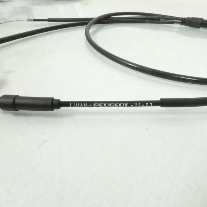 Câble d'accélérateur complet origine pour scooter Peugeot 80 SV 735931 Neuf