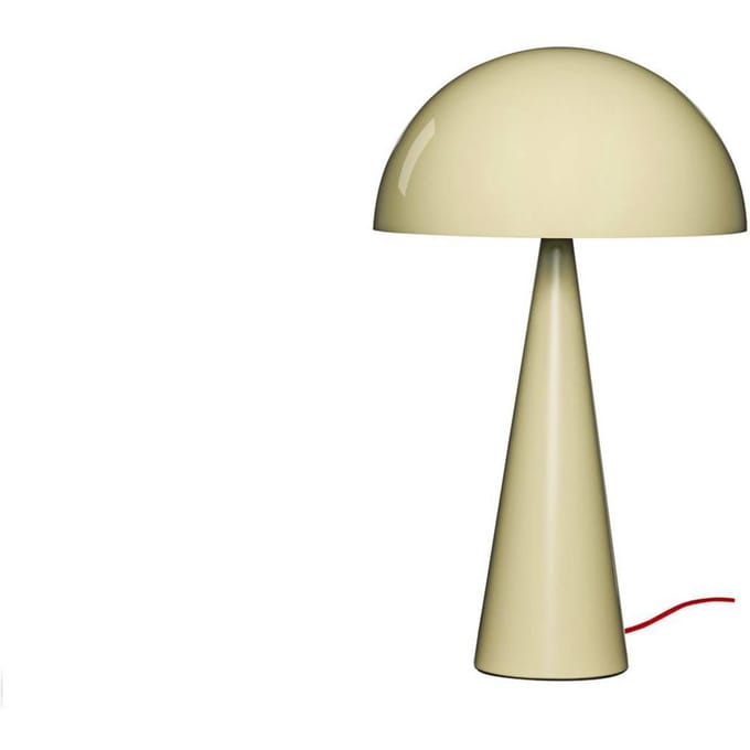 HÜBSCH tafellamp Mush, zandkleurig, metaal, hoogte 50 cm