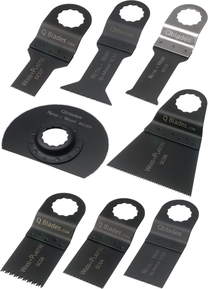 Q Blades Zaagbladset SC90 tbv hout en metaal