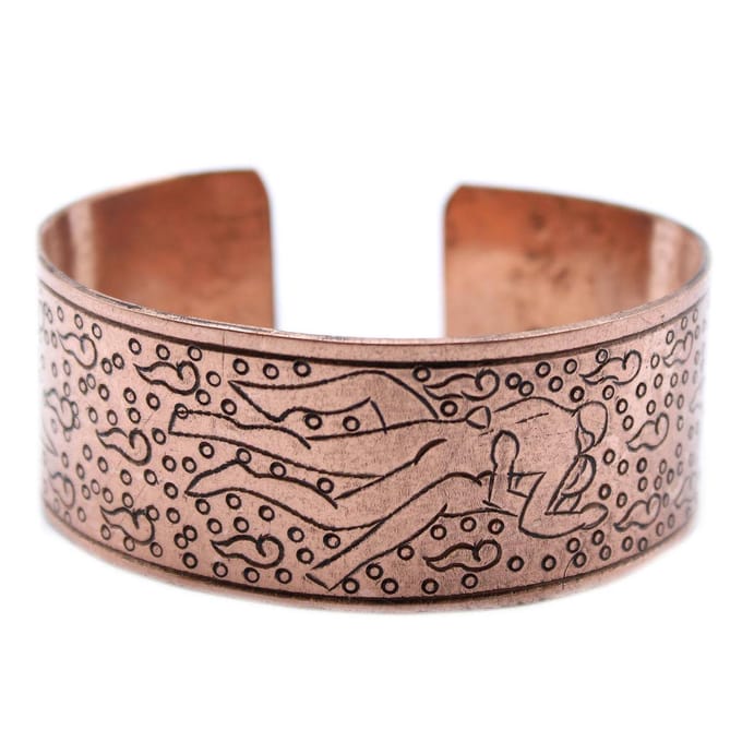 Koperen Tibetaanse armband - Kamasutra
