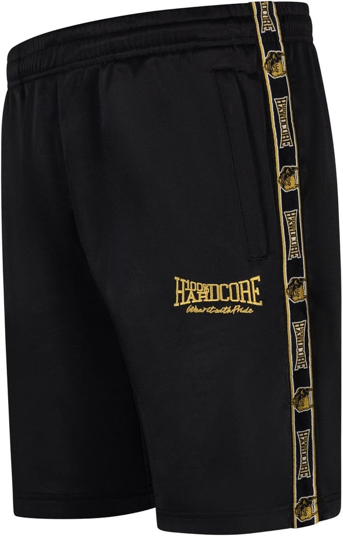 100% Hardcore Korte Trainingsbroek Essential Goud - Maat: M