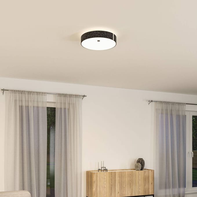 LED-plafondlamp 3-Step-Dim Malika 2700K 2300lm 230V 29W dimbaar Antraciet