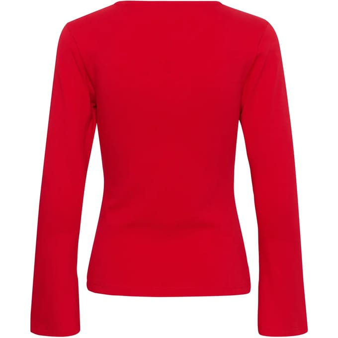 Flared Lange Mouwen T-shirt Dames KAFFE Jamilla