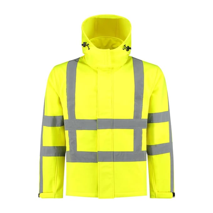 EM Traffic Softshell Jas RWS Geel - Maat S