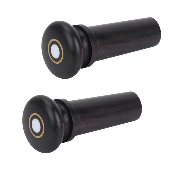 2 stuks hoogwaardige jujubehouten vioolstaartpen muziekinstrumentaccessoires(Type A) gray