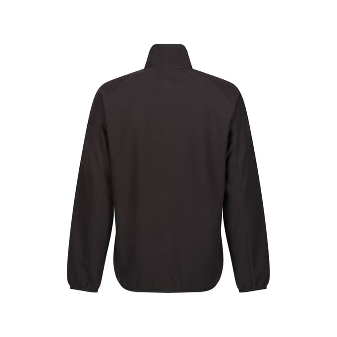 Regatta Heren Navigate Half Zip Fleece (Zwart/Seal Grijs)