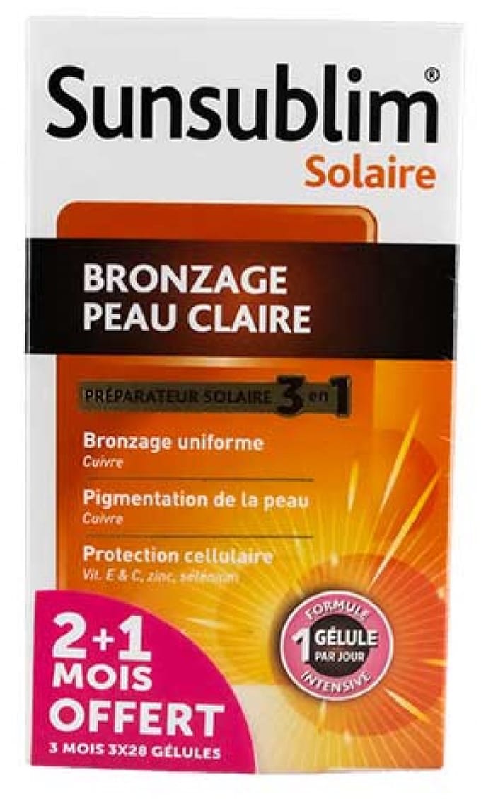 Nutreov Sunsublim Bruining Heldere Huid 3 x 28 Capsules Pak