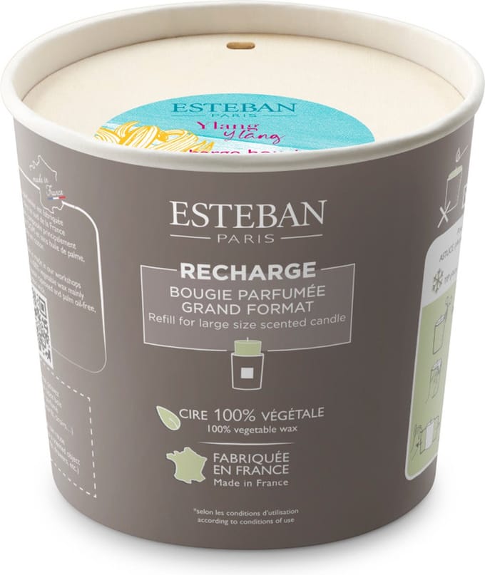 Esteban Classic Ylang Ylang Navulling Geurkaars 450gr