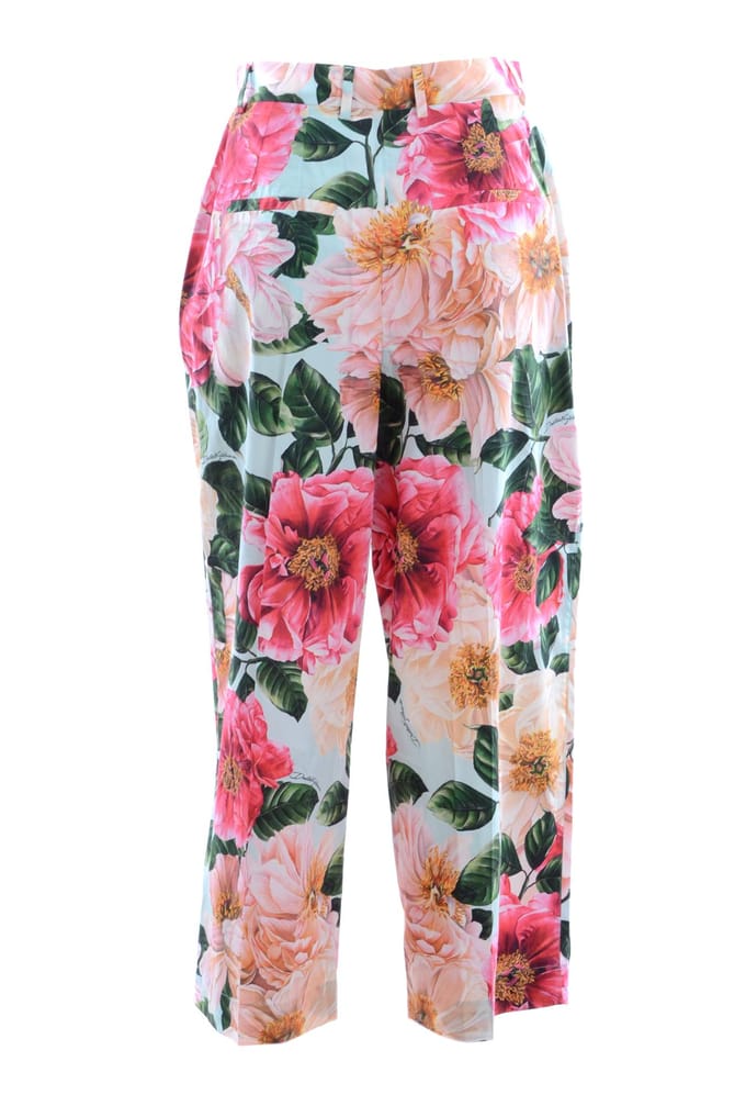 Dolce & Gabbana Women Flowers Trouser