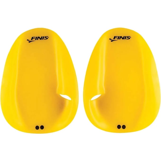 Finis - agility paddles floating - geel - maat L