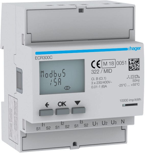Hager Elektriciteitsmeter - ECR300C