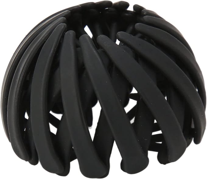 Paardenstaart Haar Clip - Vogelnest Clips Bun Maker - Haar Styling - Uitbreidbaar Ontwerp - 4 Stuks - Zwart