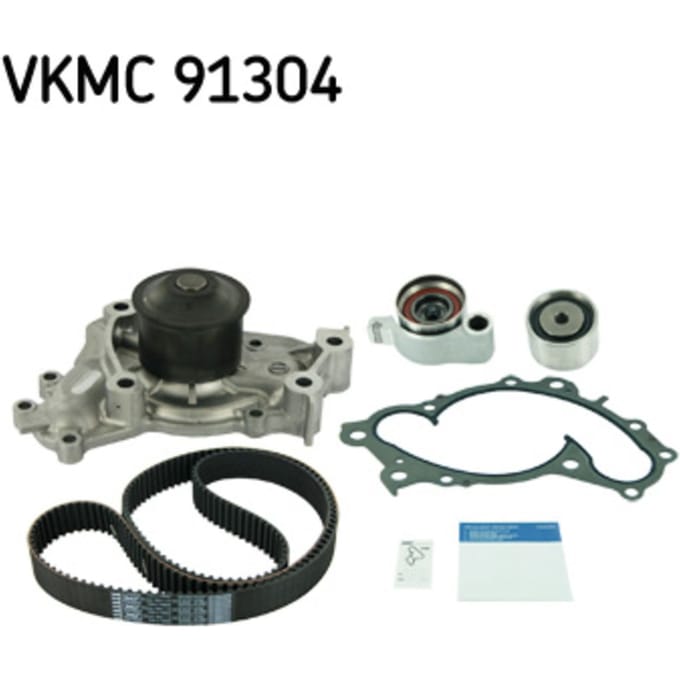 Waterpomp+distributieriem set SKF VKMC 91304