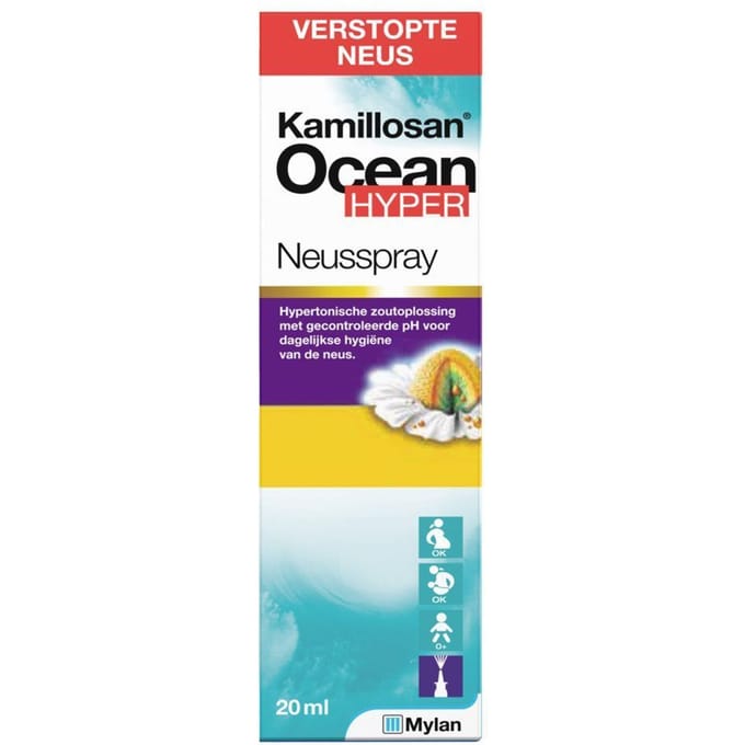 Kamillosan Ocean Hyper Neusspray met zoutoplossing | Verstopte neus & neushygiëne 20