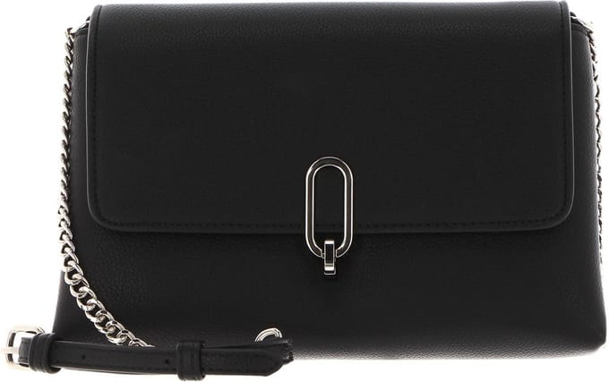 SEIDENFELT MANUFAKTUR Schoudertas Halsa Big Crossbody Black Zwart