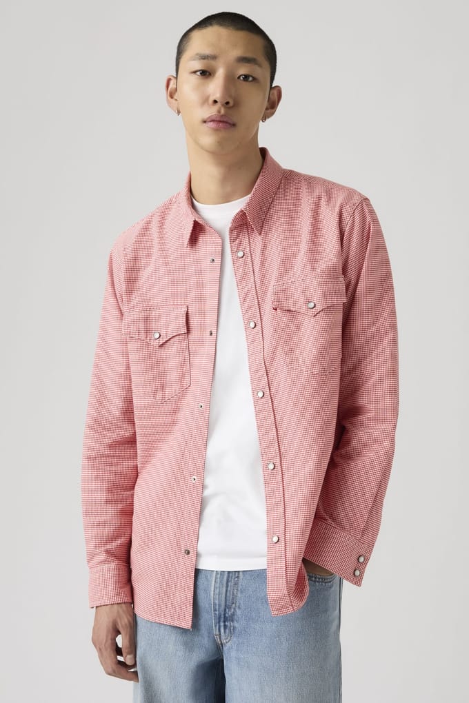 Levi's Relaxed Fit Western Shirt Größe: M | Casual hemden Outlet | Herren