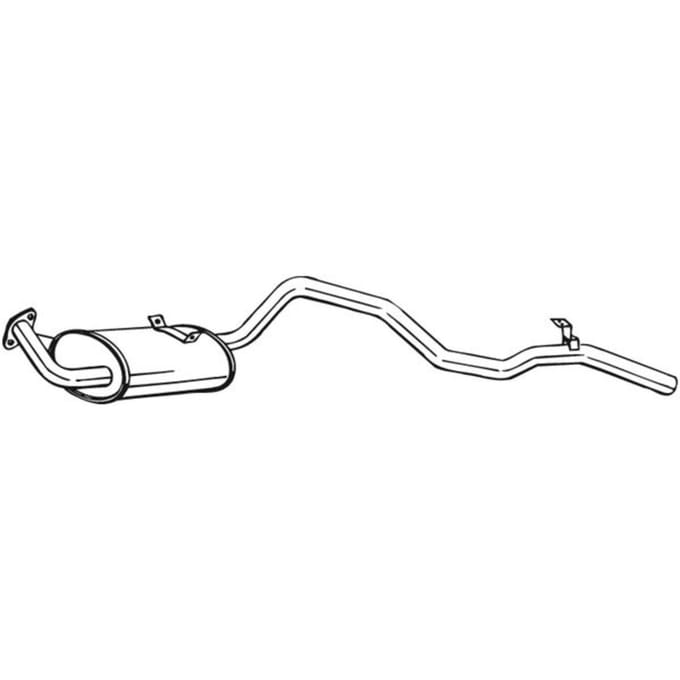 Geluiddemper achter BOSAL 286-013