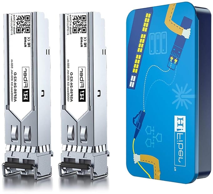 Netwerk Transceiver - Mini-GBIC Module - Netwerk Verbinding - Veelzijdige Compatibiliteit - 550 Meter - Zilver