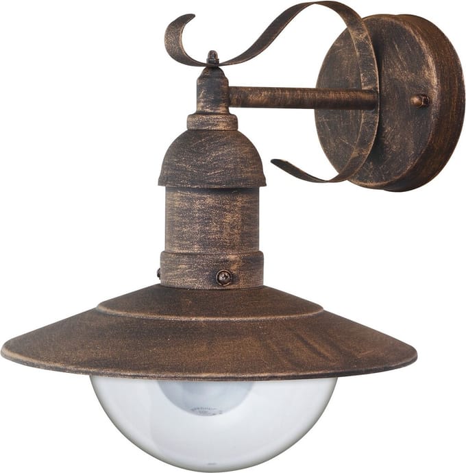 Rabalux Oslo - Wandlamp - Tuinwandlamp -E27 - 60W - IP44 - Goud