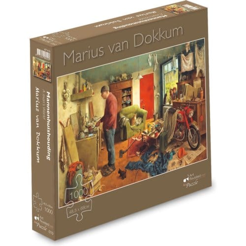Marius Van Dokkum-Mannenhuishouding - Puzzel 1000 Stukjes