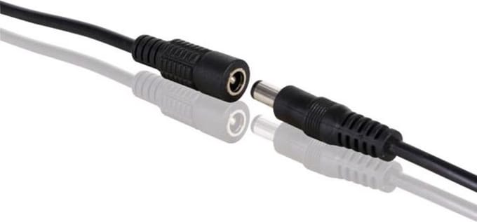 Velleman DC VOEDINGSCONNECTOR MET KABEL (MANNELIJK-VROUWELIJK)