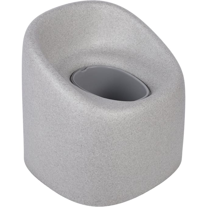 EPP Toiletstoel Bedside Commode Stoel Multifunctionele Douchestoel met Stevige Emmer voor Ouderen gray