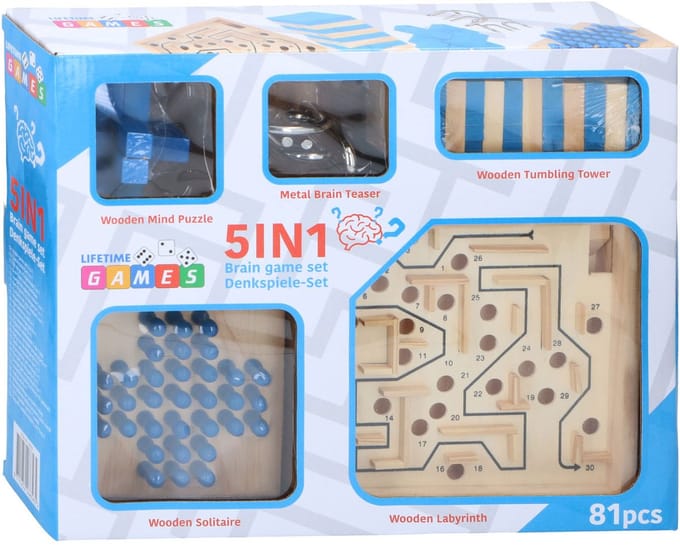Brain game set 5-in-1 78pcs WD