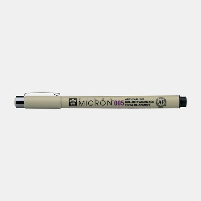 Sakura Pigma Micron 005 pen zwart