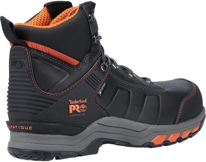 Timberland Hypercharge leer S3 zwart/oranje EU45 US11,5