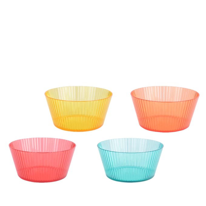 OttoSimon schaal plastic set van 4 - kinderservies speelgoed.