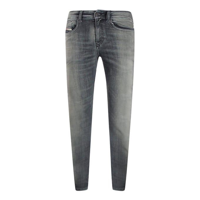 Diesel 1979 Slanke Grijze Denim Broek
