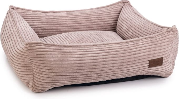 Designed by Lotte Ribbed - Hondenmand - Roze - 65x60x20 cm