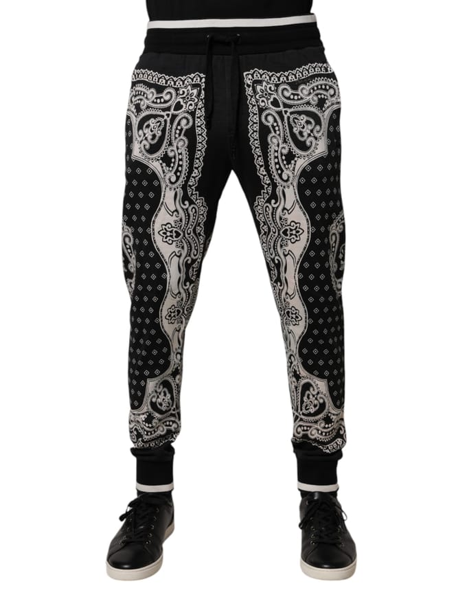 Paisley Print Sweatpants