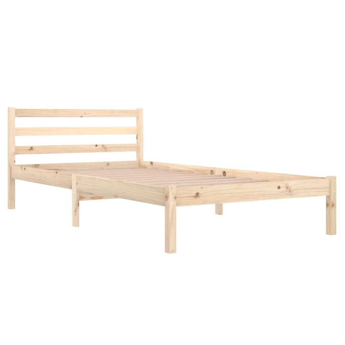 vidaXL - Bedframe - massief - grenenhout - 100x200 - cm