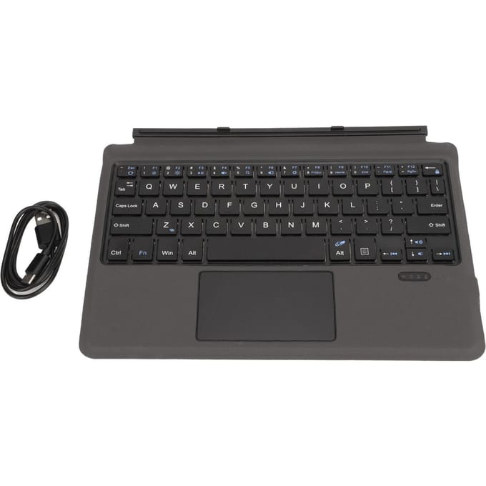 Clavier sans fil Bluetooth pour Surface Go 3 pour ordinateur portable rechargeable léger et fin black