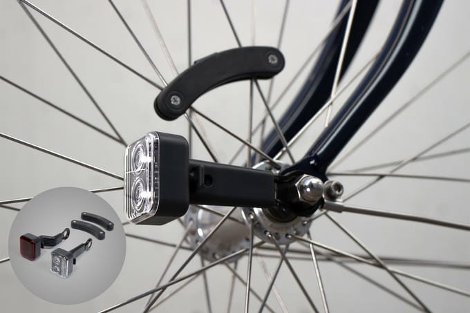 Reelight Fietsverlichting Ams Constant Staal Rood/wit 4 Delig
