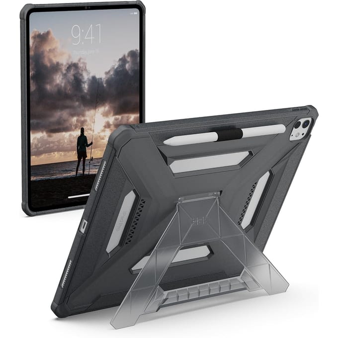 UAG Scout Plus backcover met stand voor de Apple iPad Pro 13 (2025) M5 / (2024) M4 - Ash
